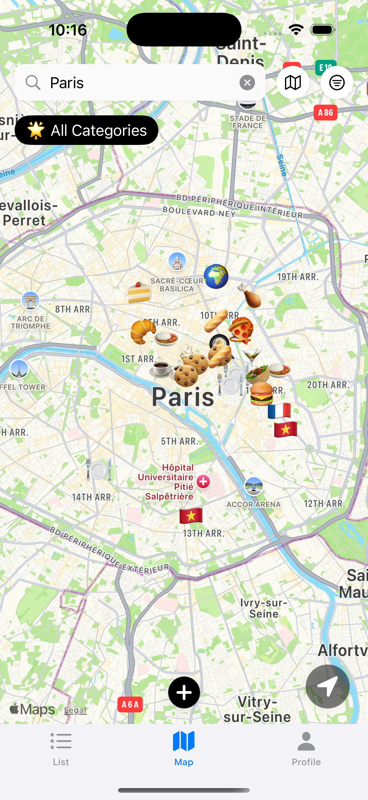 Interactive Map View